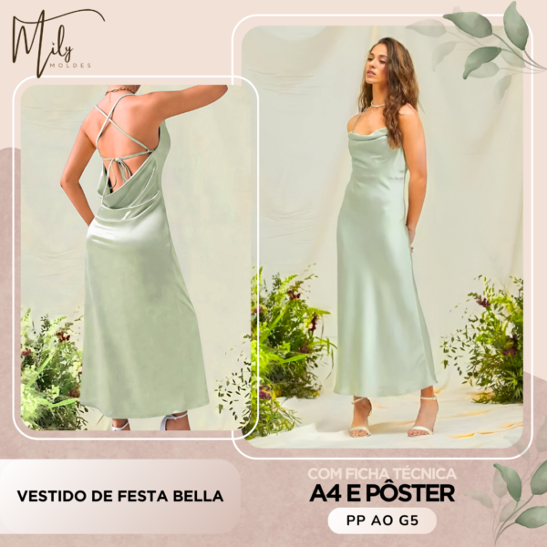 Vestido de Festa Bella