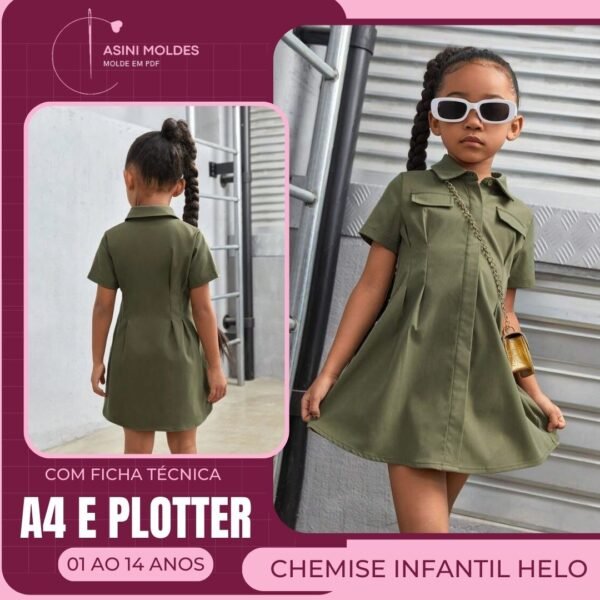 Chemise Infantil Helo