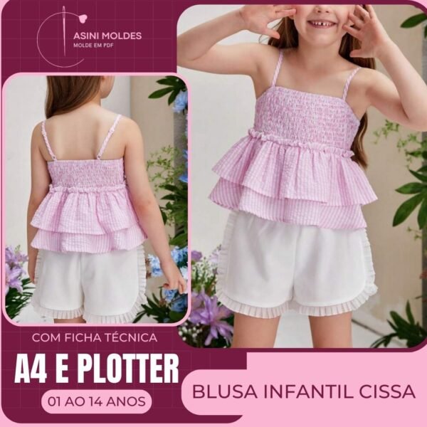 Blusa Infantil Cissa