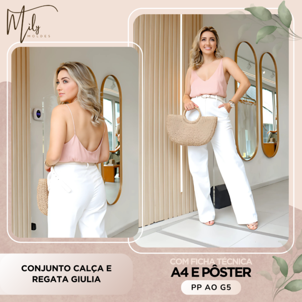 Conjunto Calça e Regata Giulia