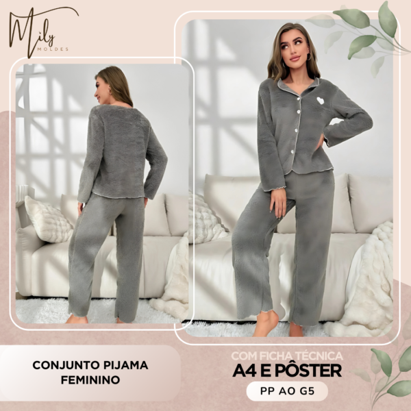 Conjunto Pijama Feminino