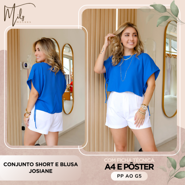 Conjunto Short e Blusa Josiane