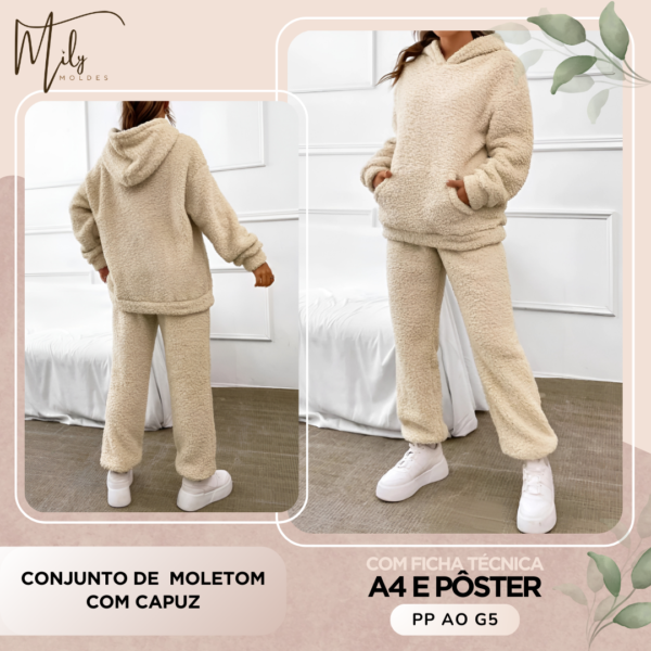 Conjunto de  Moletom com Capuz