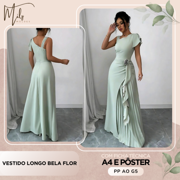 Vestido Longo Bela Flor