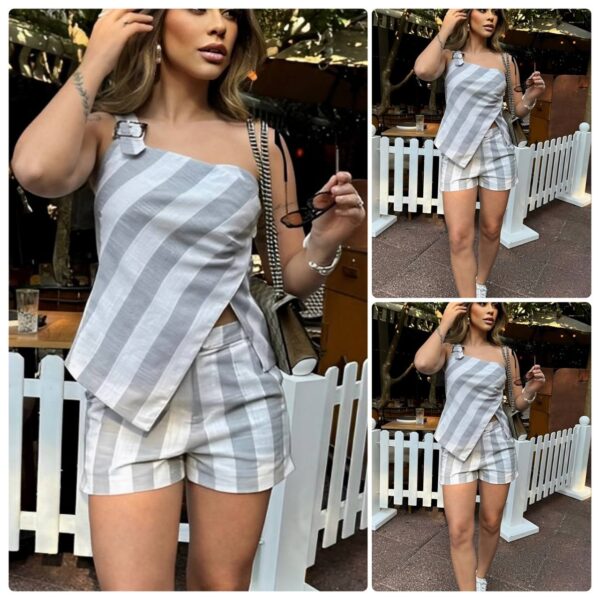 Conjunto Alfaiataria Listras