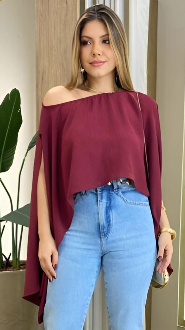 Blusa Bata Assimétrica - Image 2