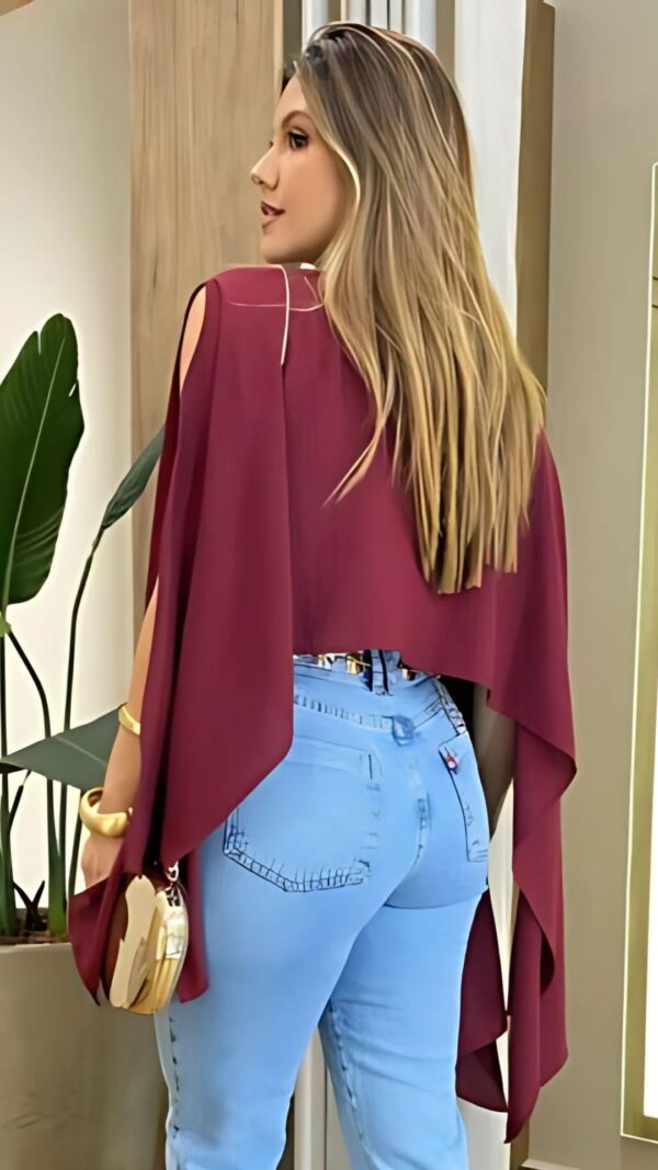 Blusa Bata Assimétrica - Image 3