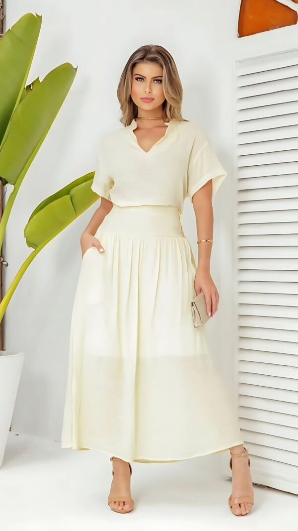 Conjunto Blusa e Saia Elisa - Image 2