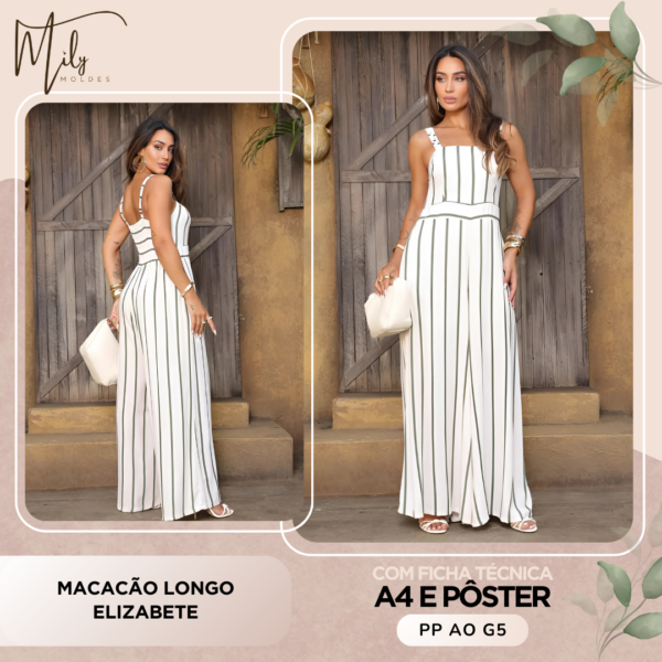 Macacão Longo Elizabete