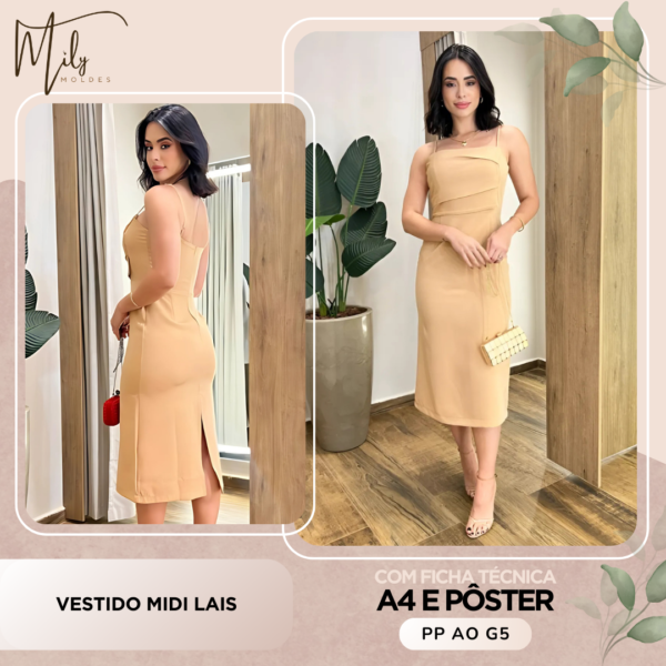 Vestido Midi Lais