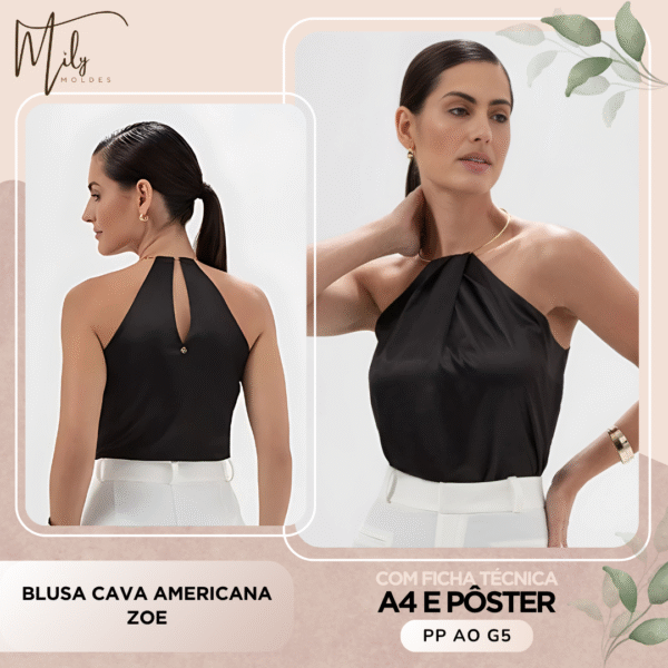 Blusa Cava Americana Zoe