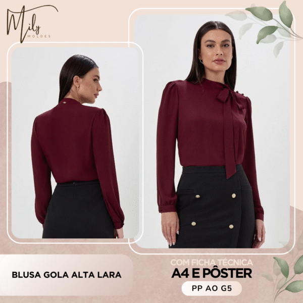 Blusa Gola Alta Lara