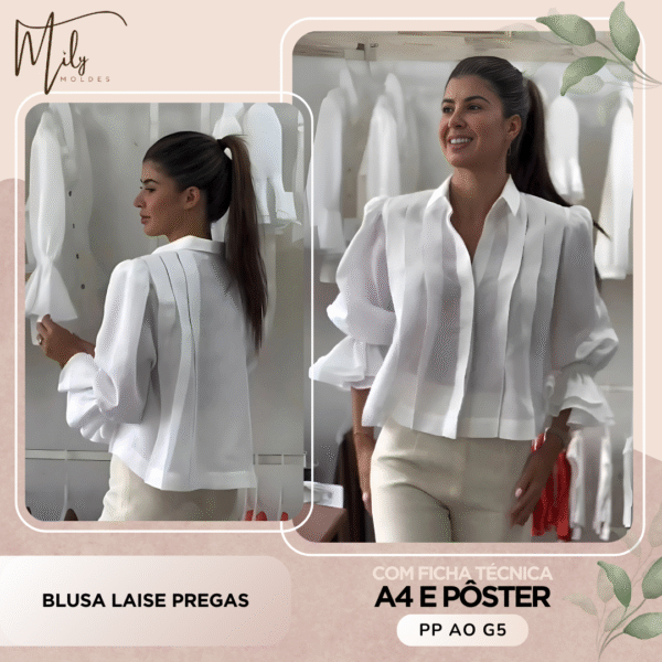Blusa Laise Pregas