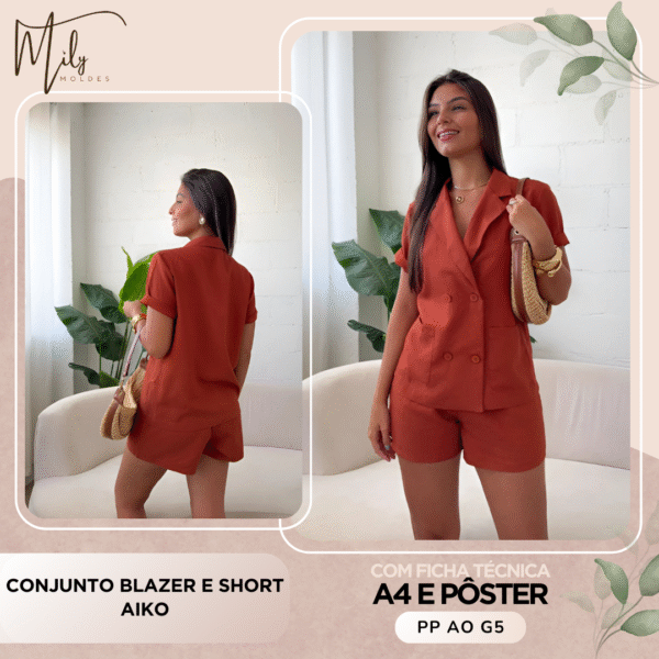 Conjunto Blazer e Short Aiko
