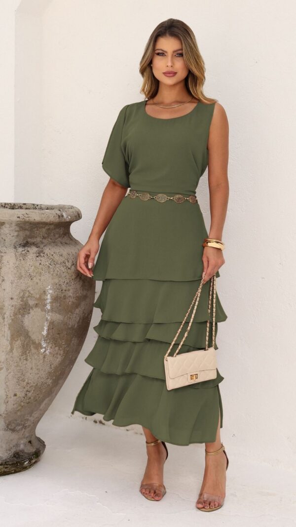 Conjunto Blusa Assimétrica e Saia - Image 2