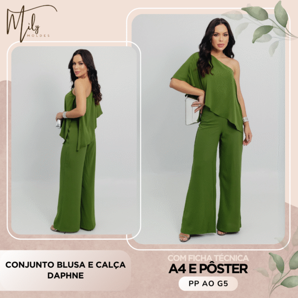 Conjunto Blusa e Calça Daphne