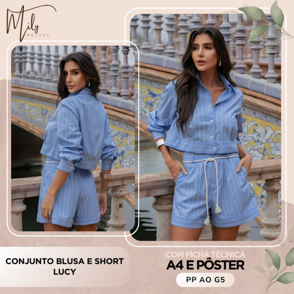 Conjunto Blusa e Short Lucy