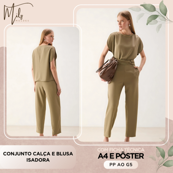 Conjunto Calça e Blusa Isadora