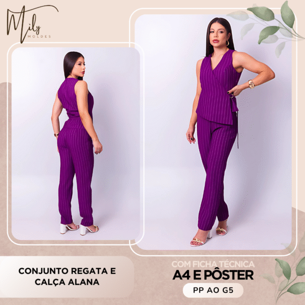 Conjunto Regata e Calça Alana
