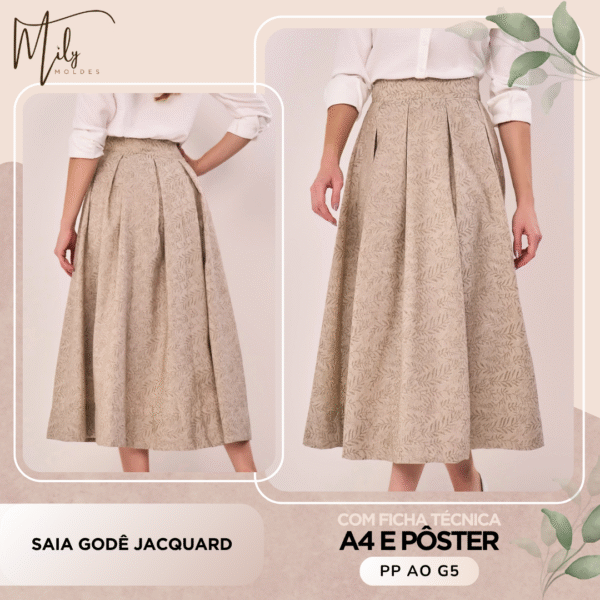 Saia Godê Jacquard