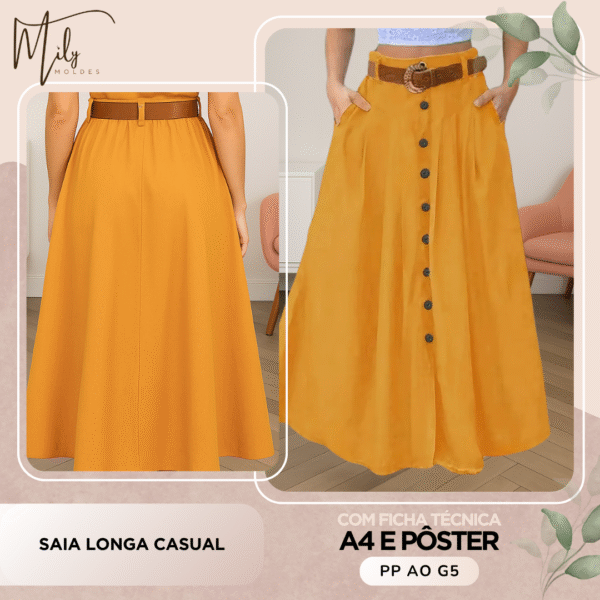 Saia Longa Casual