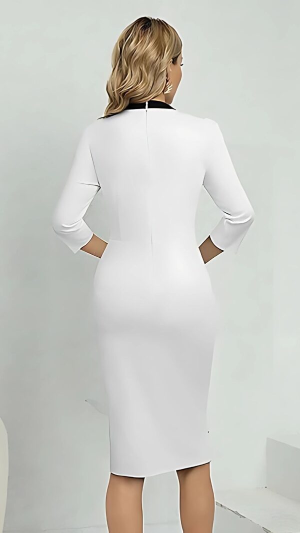 Vestido Com Mangas e Casaqueto Sobreposto - Image 3