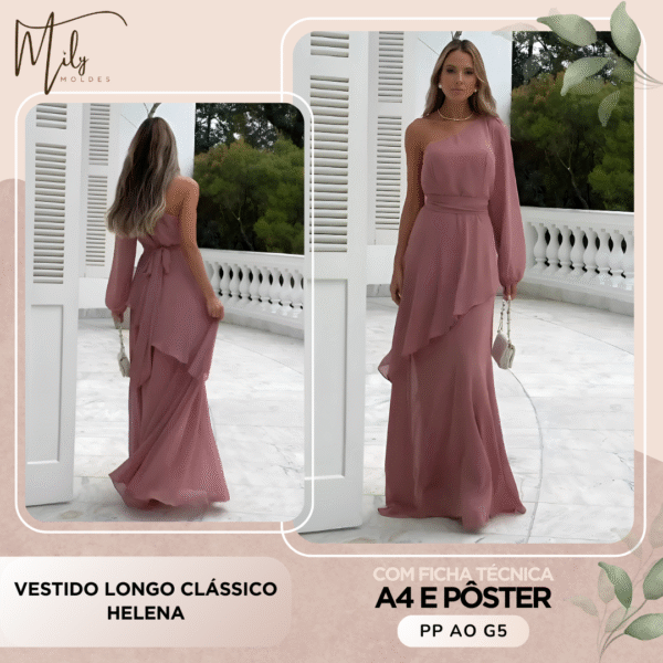 Vestido Longo Clássico Helena
