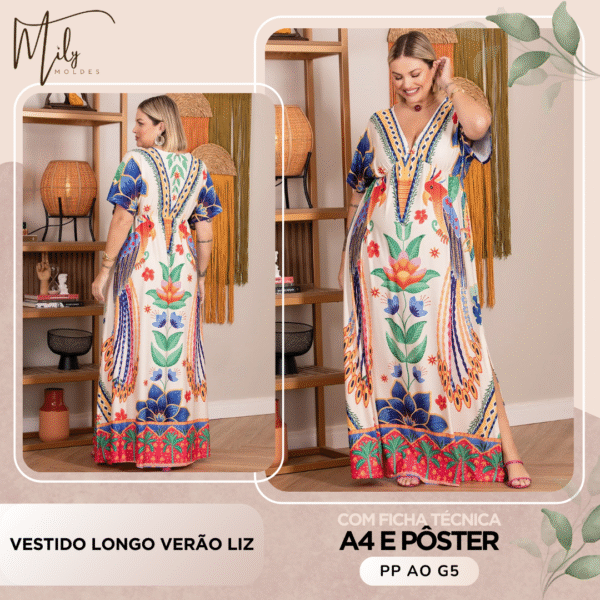 Vestido Longo Verão Liz