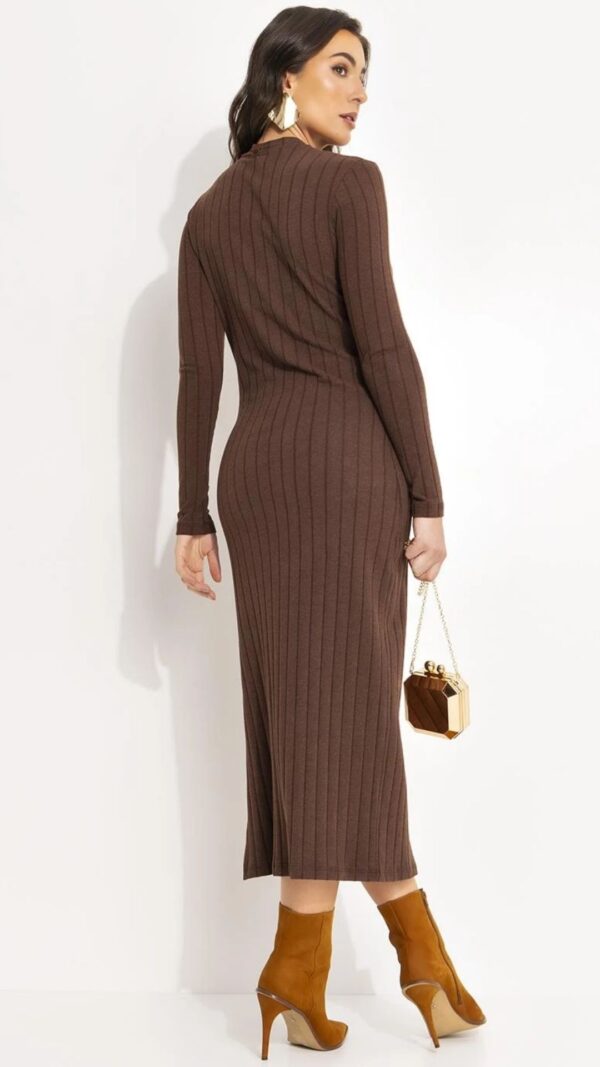 Vestido Malha Canelada Colcci - Image 3