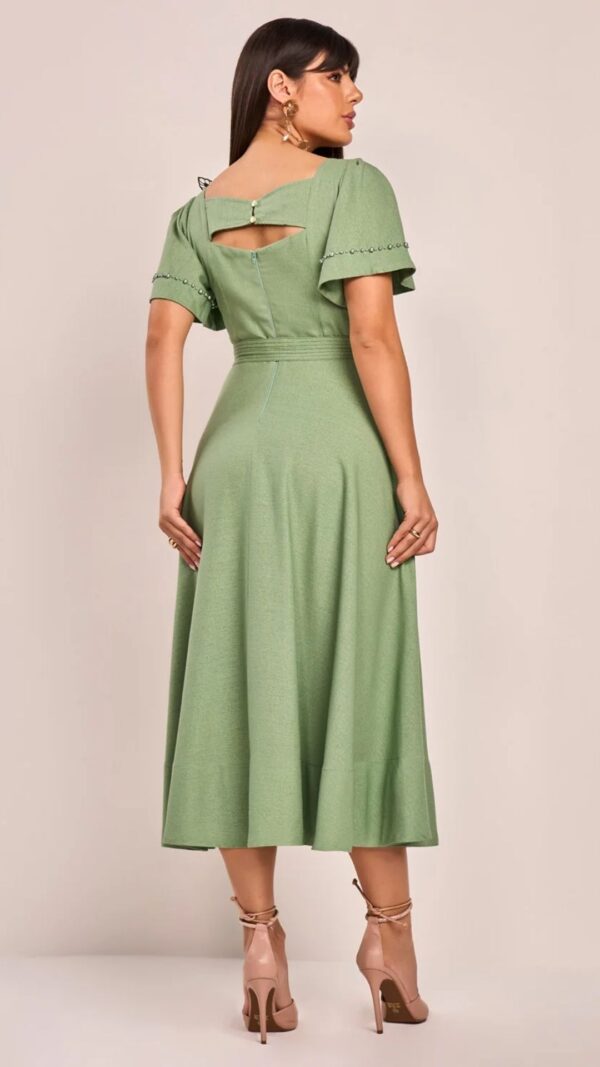 Vestido Midi com Perolas - Image 3