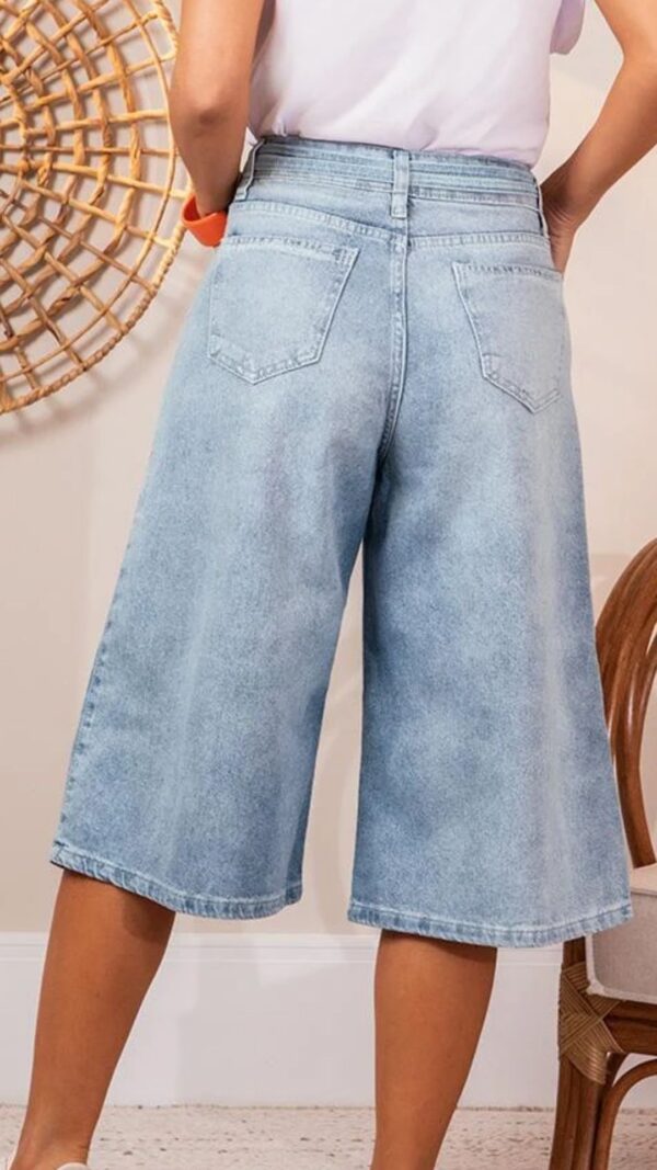 Bermuda Jeans Alongada - Image 3