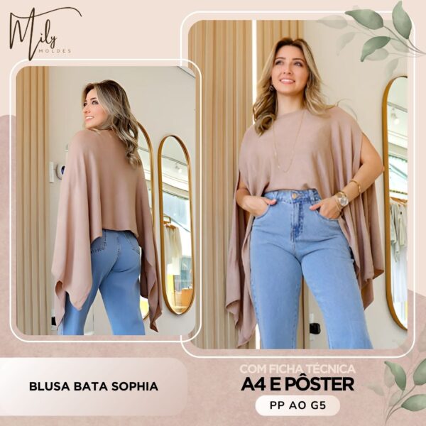 Blusa Bata Sophia