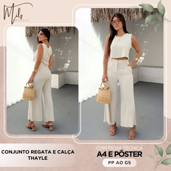 Conjunto Regata e Calça Thayle