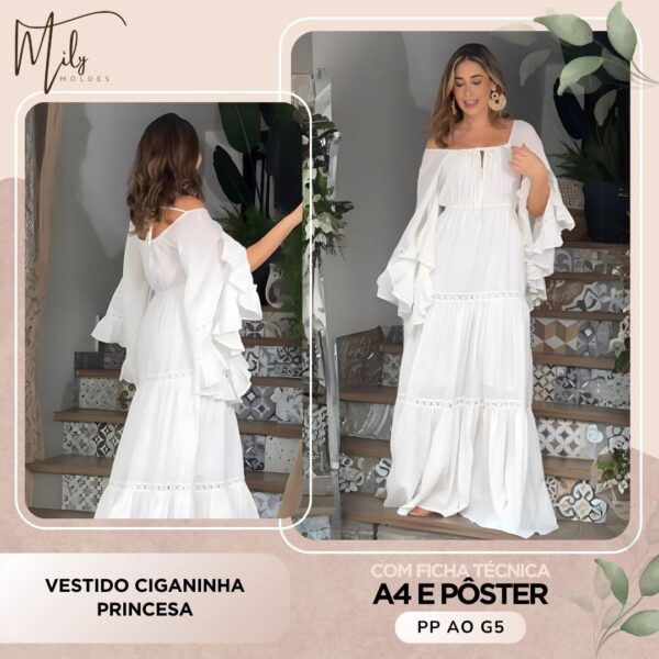 Vestido Ciganinha Princesa
