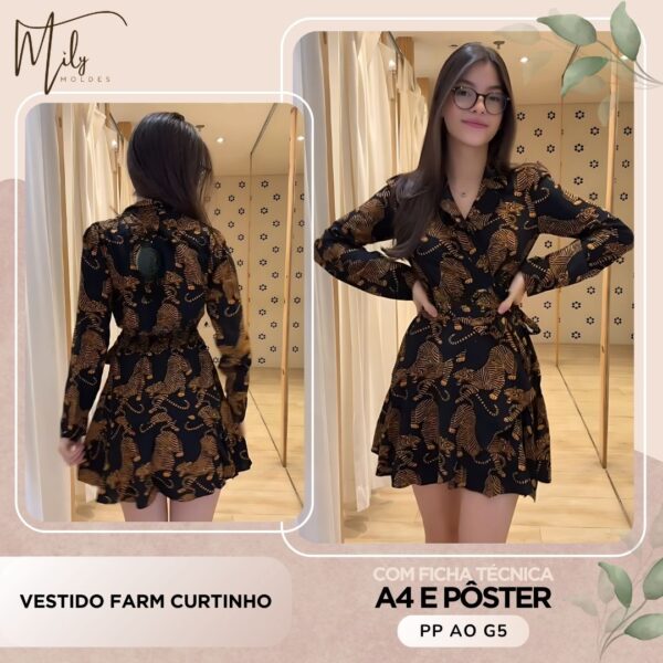 Vestido Farm Curtinho