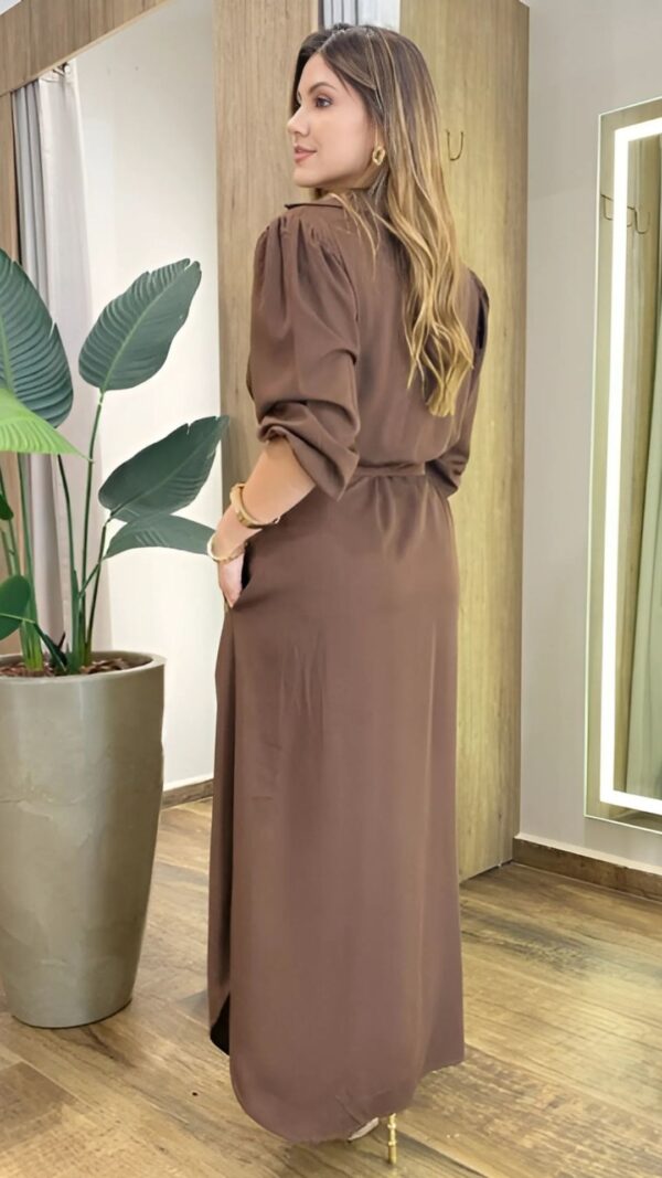 Vestido Longo Com Amarração Ana - Image 3