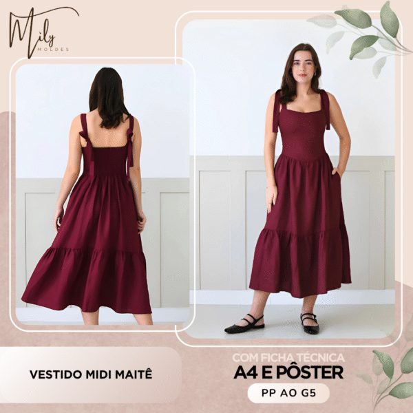 Vestido Midi Maitê