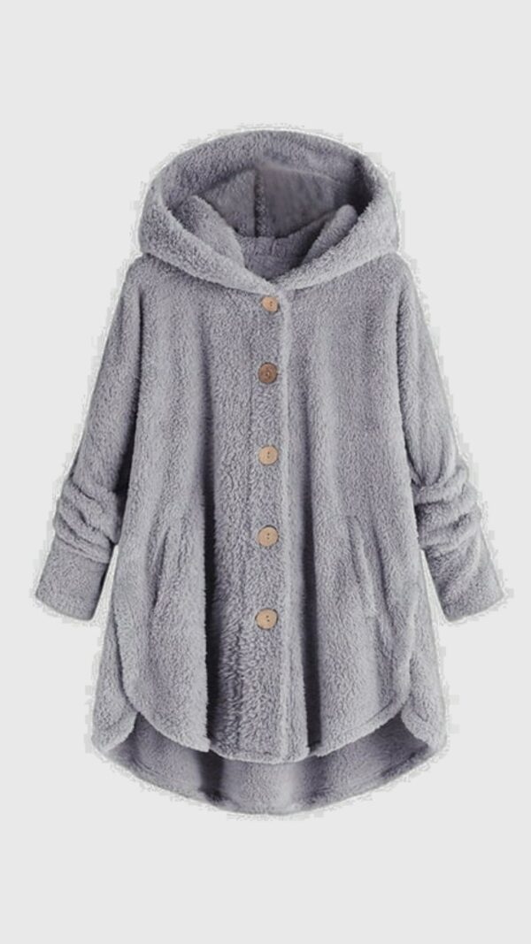 Vestido em Fleece com Capuz - Image 2