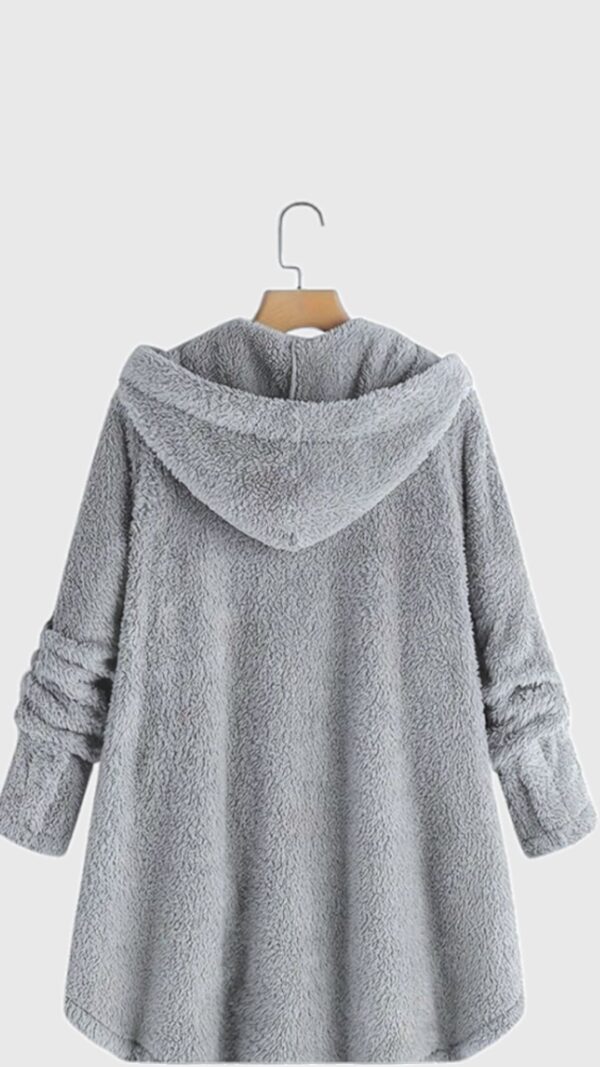 Vestido em Fleece com Capuz - Image 3
