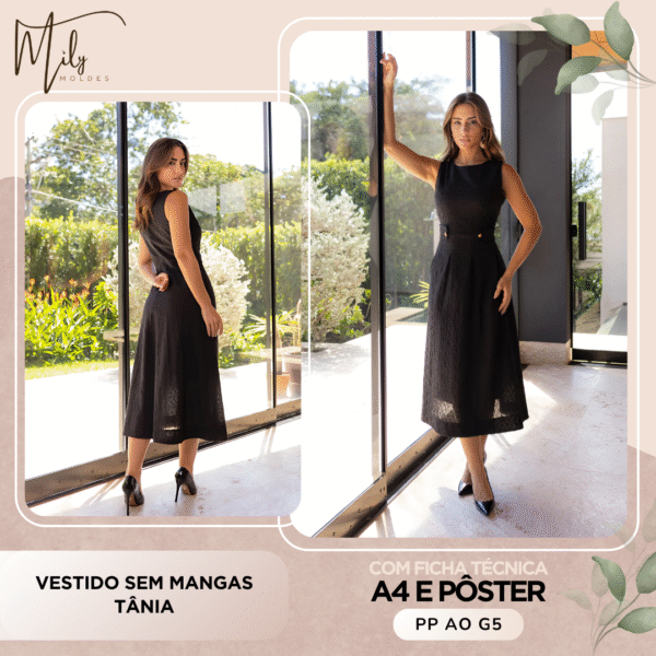 Vestido sem Mangas Tânia