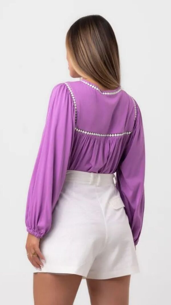 Conjunto Blusa Bata e Short - Image 3