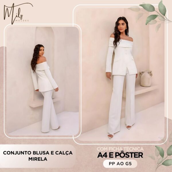 Conjunto Blusa e Calça Mirela