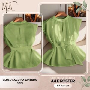 Bluso Laço na Cintura Sofi