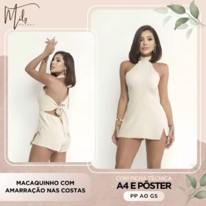 Macaquinho com Amarração nas Costas