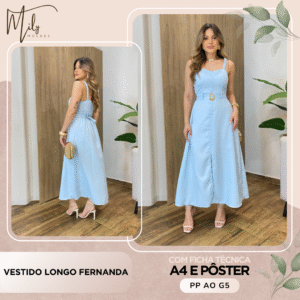 Vestido Longo Fernanda