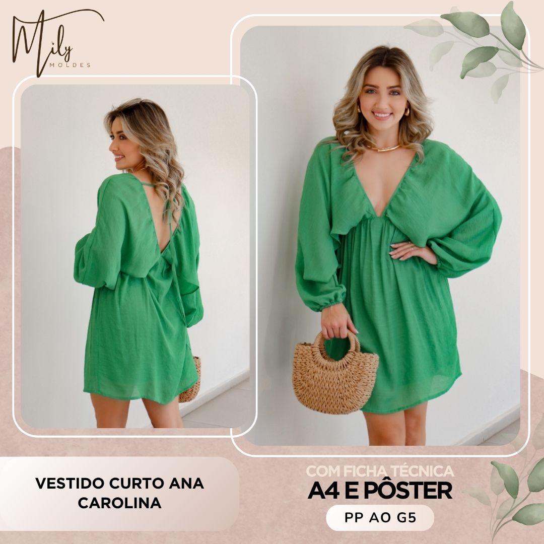 Vestido Curto Ana Carolina
