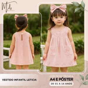 Vestido Infantil Leticia