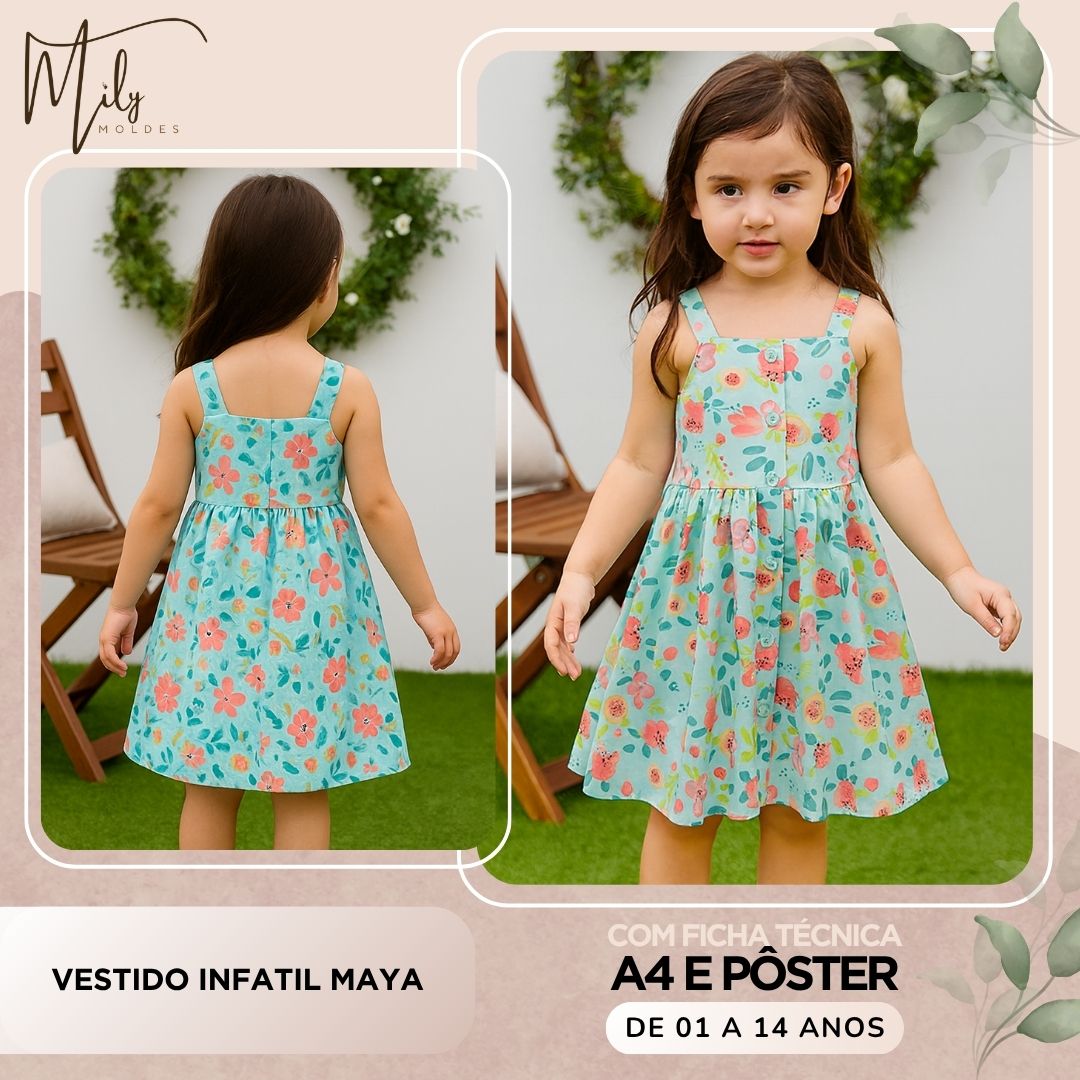 Vestido Infatil Maya