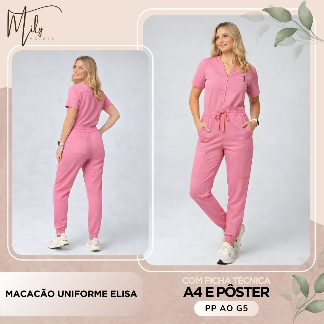 Macacão Uniforme Elisa