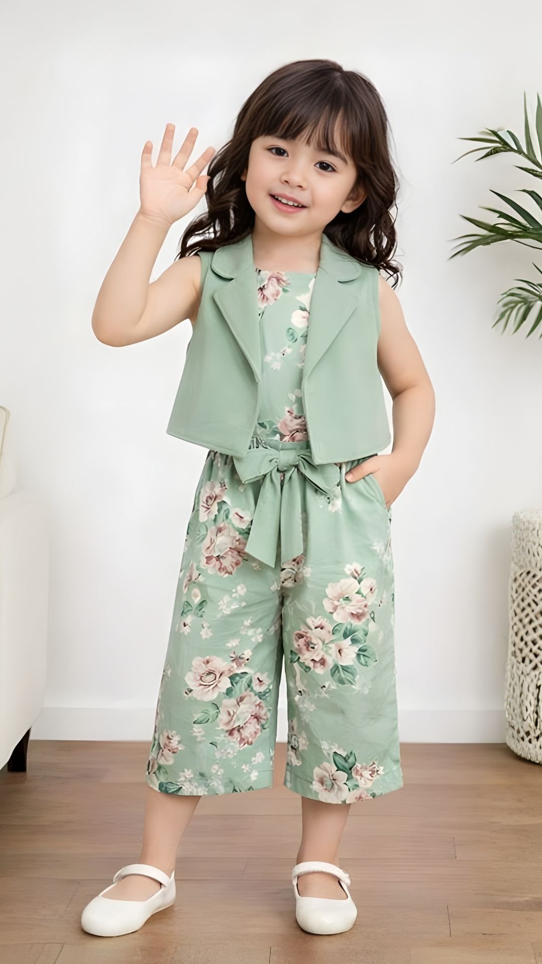 Conjunto Macacão e Coletinho Infantil - Image 2